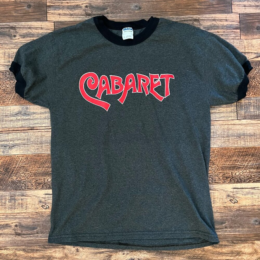 Cabaret Broadway Musical Ringer T-shirt Medium Retro Theater